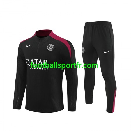 Paris Saint-Germain Ensemble Sweat d'entrainement Noir 2024-2025